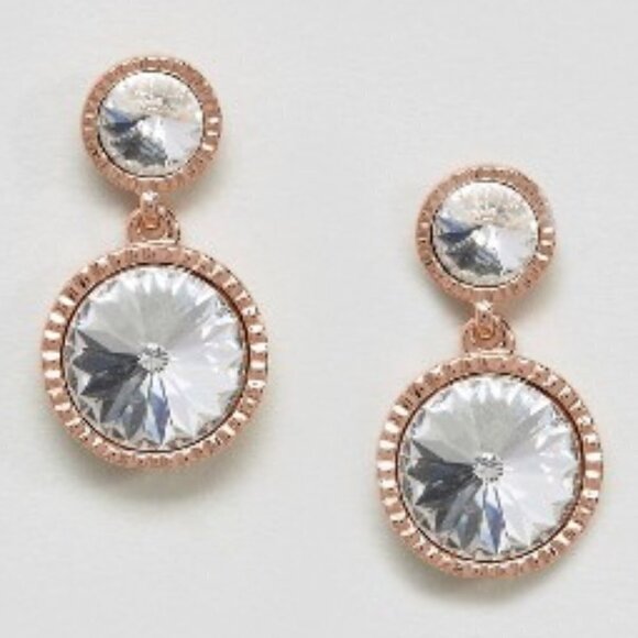💕TED BAKER💕 Ronda Rivoli Crystal Drop Earrings - Picture 5 of 8
